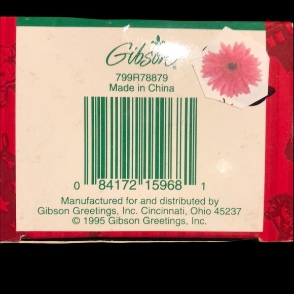 Gibson Christmas Collectable “At Home On The Range” Vintage Holiday Ornament NIB - Picture 6 of 12